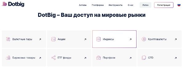 DotBig биржа: обзор условий, торговые возможности, плюсы и минусы сотрудничества